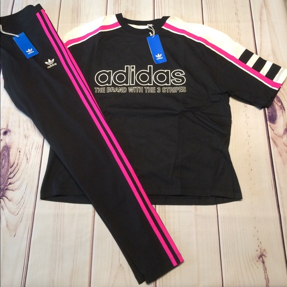 adidas Other - LAST ONE new adidas leggings tshirt set large